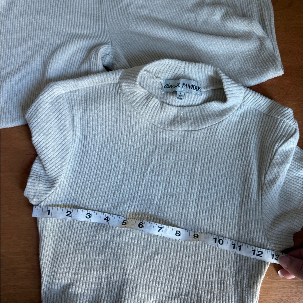 Almost Famous Beige Ribbed Sweater - Picture 6 of 12